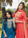 Sanju By Blue Hills Rayon Plus Size Anarkali Kurti Set Exporters In India

